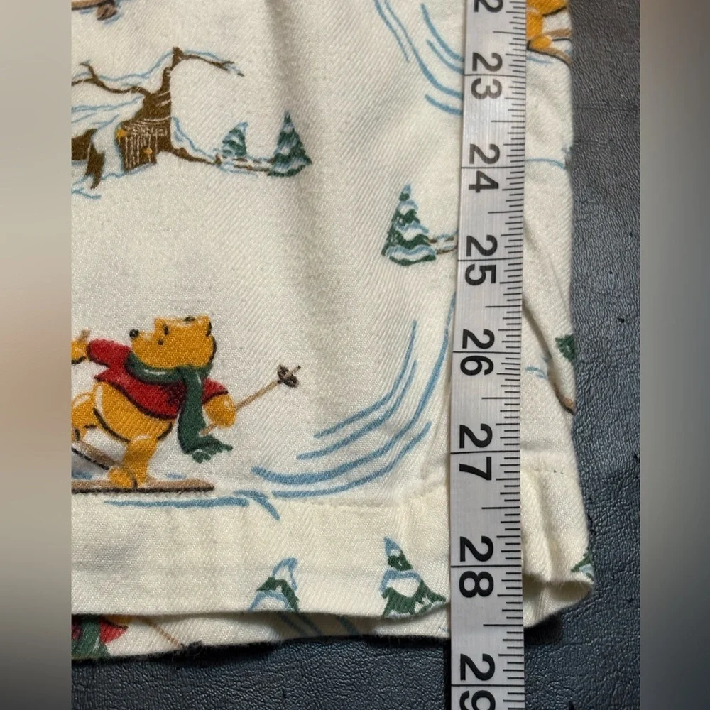 Winnie the Pooh size extra large pajama pants with a cute winter scene. - Picture 12 of 15